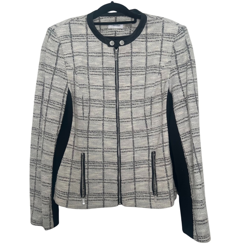 Calvin Klein Tweed Blazer Jacket (Size 14)
